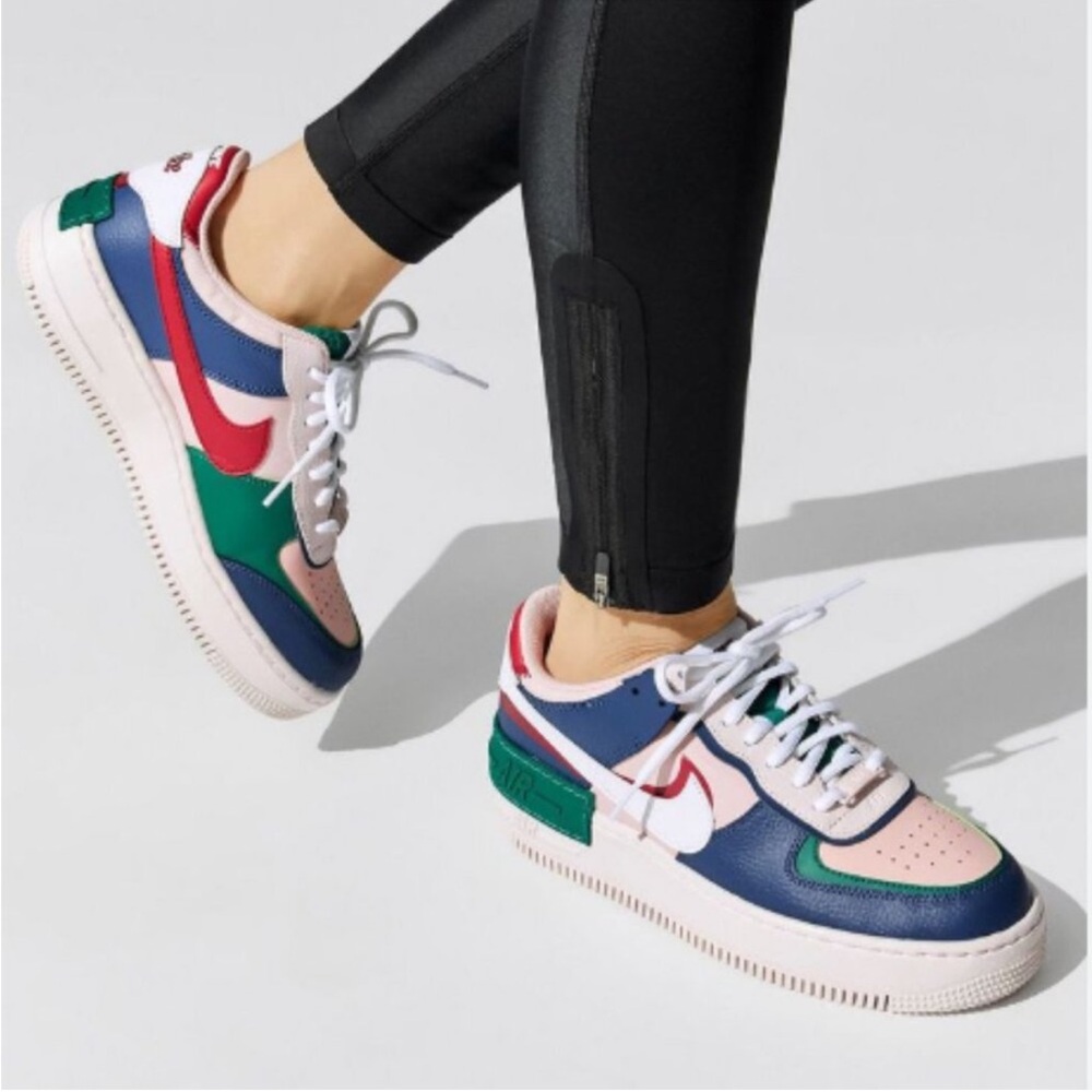 NIKE Women’s Air Force 1 Shadow Mystic Navy Size 7 - Picture 3 of 12